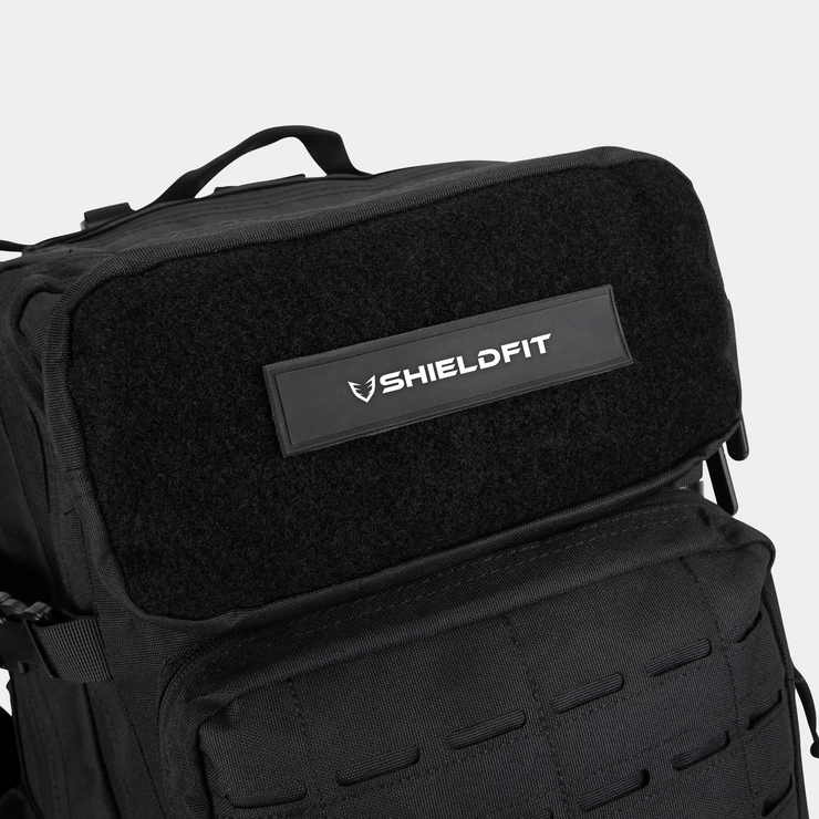 Large 45L Phantom Black Tactical Gym Backpack