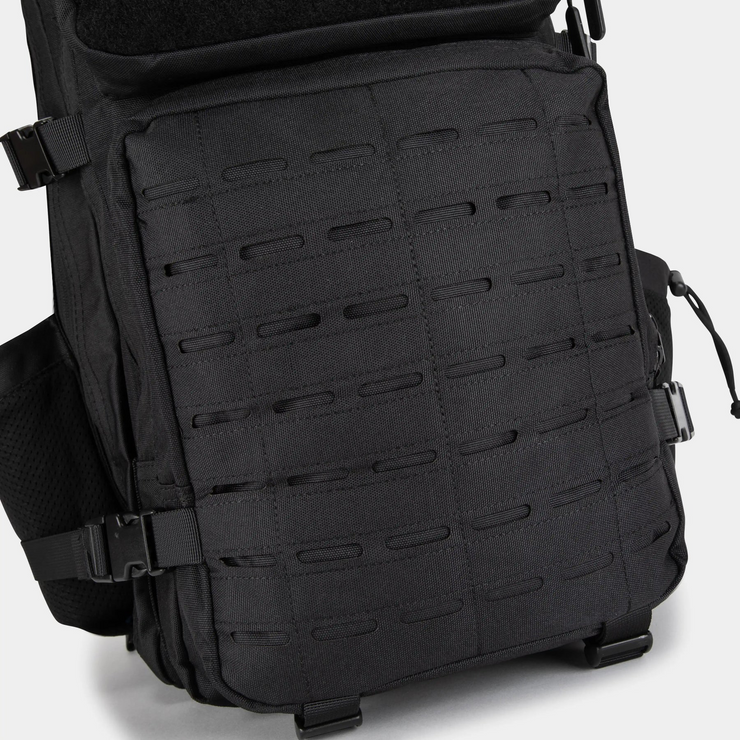Large 45L Phantom Black Tactical Gym Backpack