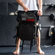 Large 45L Phantom Black Tactical Gym Backpack