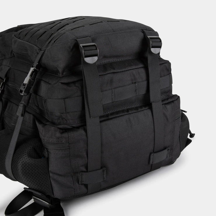 Large 45L Phantom Black Tactical Gym Backpack